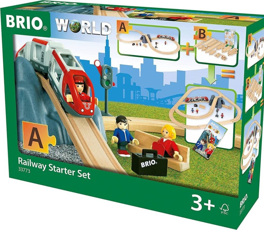 Cars, Trains & Vehicles BRIO | Brio - Railway Starter Set (26 Pieces)