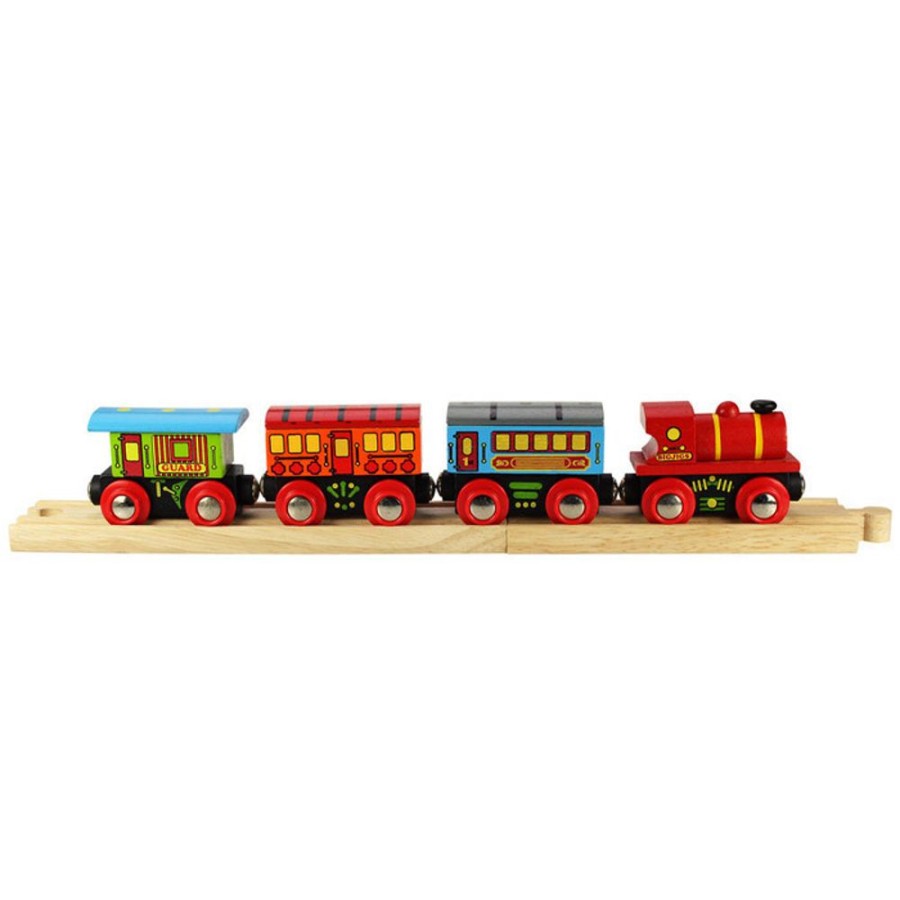 Cars, Trains & Vehicles Bigjigs Toys | Bigjigs - Passenger Train