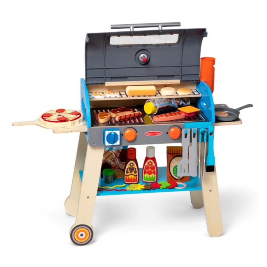 Imaginative Play Melissa & Doug | Melissa & Doug - Deluxe Grill & Pizza Oven Play Set