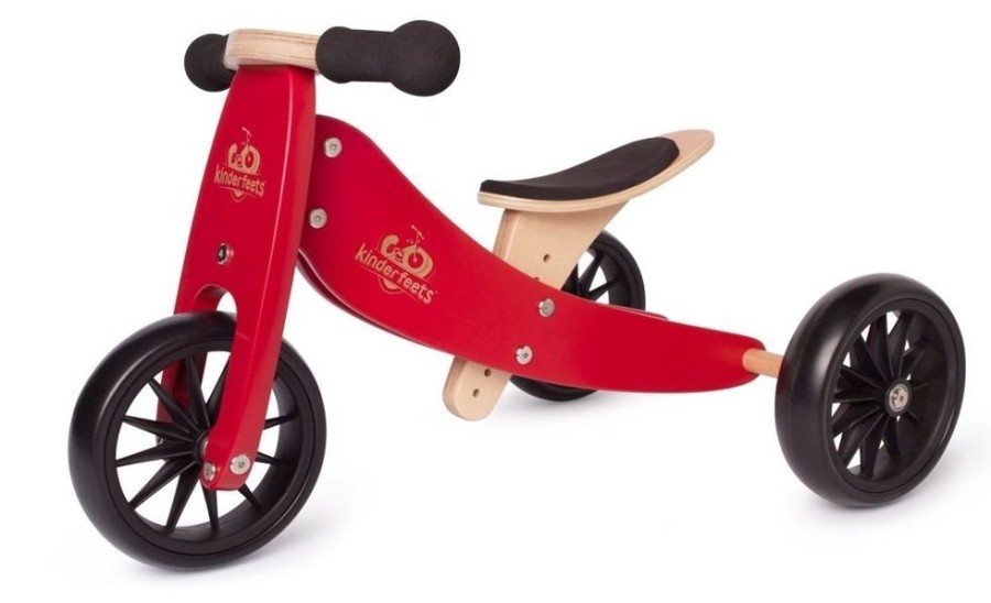 Ride-On Toys Kinderfeets | Kinderfeets - Tiny Tot Trike - Cherry Red