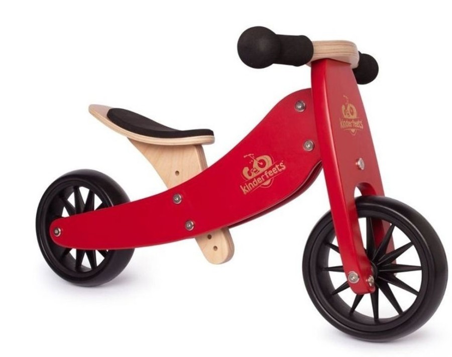 Ride-On Toys Kinderfeets | Kinderfeets - Tiny Tot Trike - Cherry Red