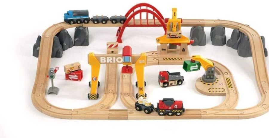 Cars, Trains & Vehicles BRIO | Brio - Cargo Railway Deluxe Set (54 Pieces)