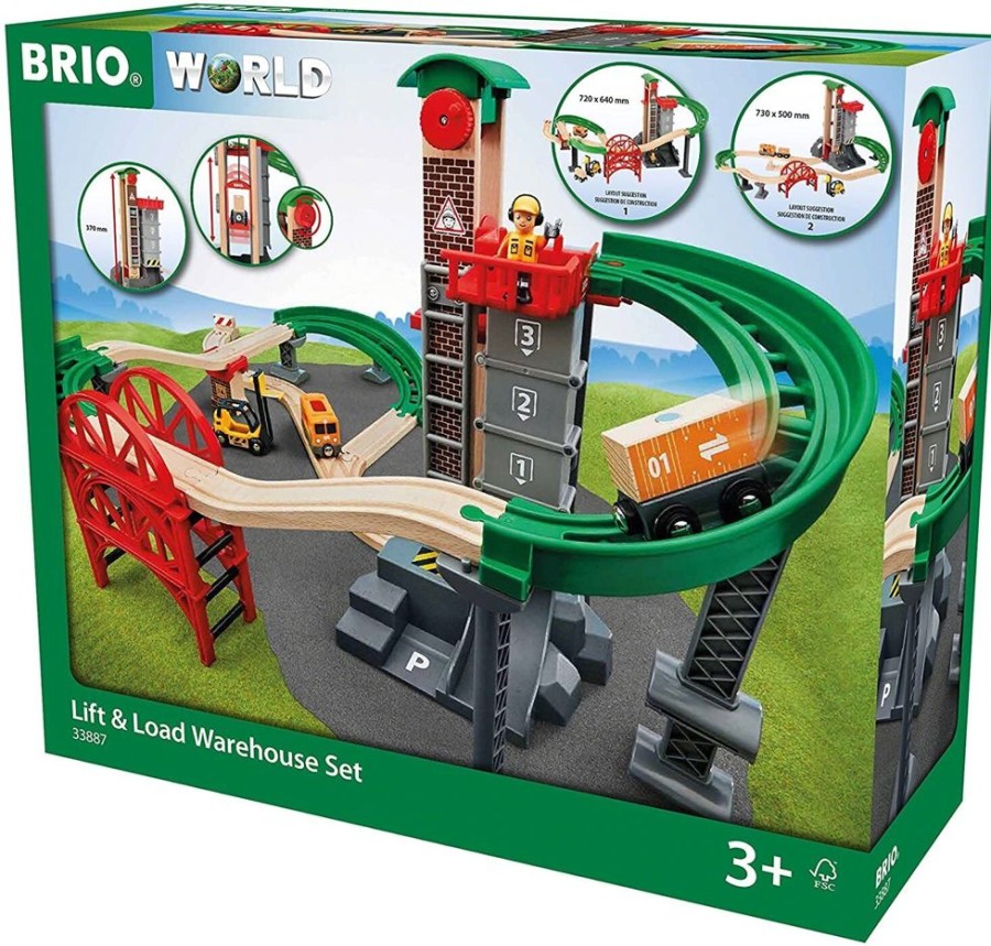 New Products BRIO | Brio - Lift And Load Warehouse Set