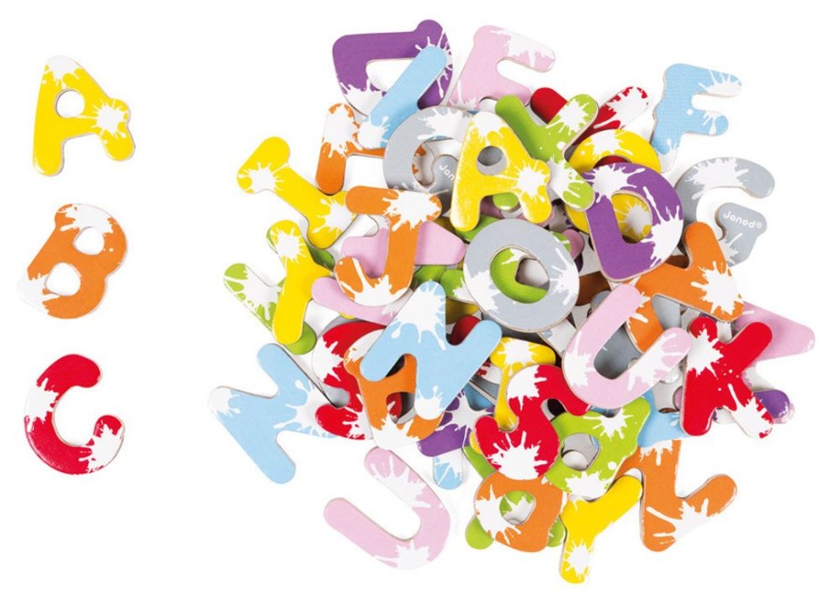 New Products Janod | Janod - 52 Splash Magnetic Letters