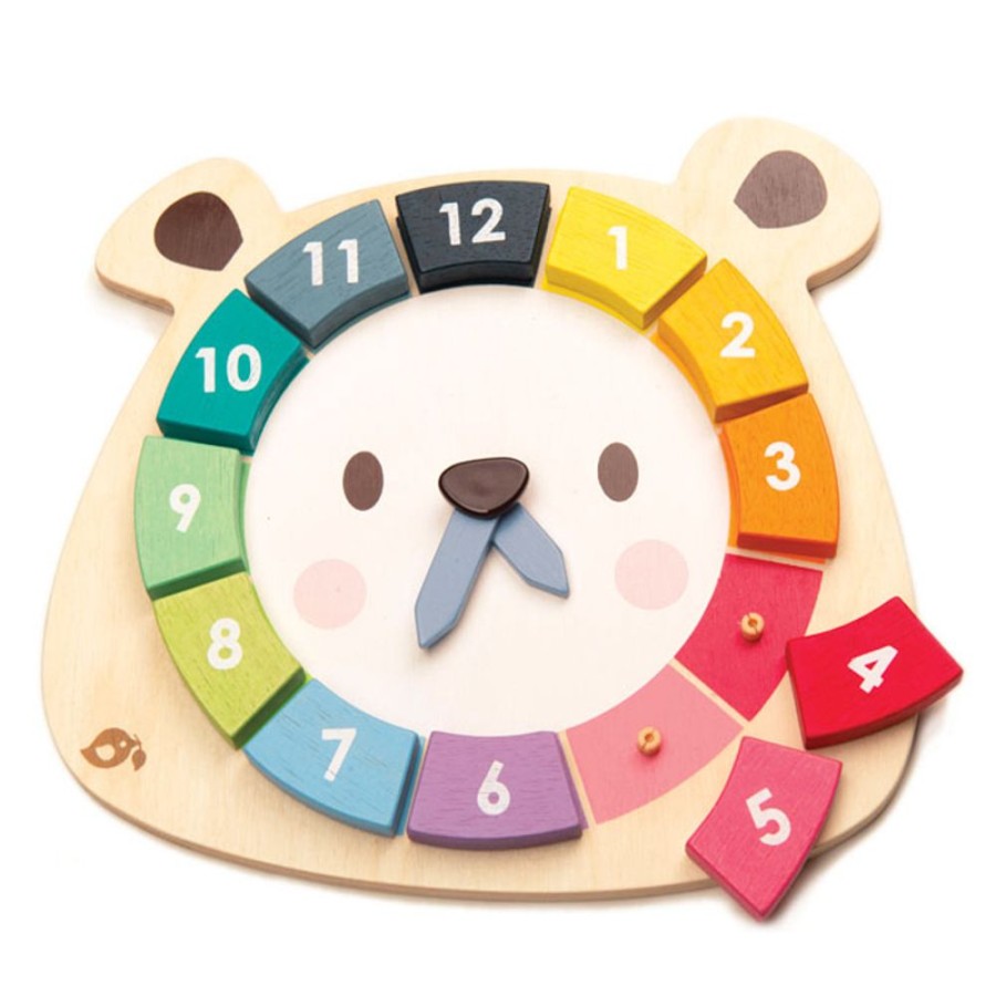 New Products Tender Leaf | Tender Leaf - Bear Colours Clock