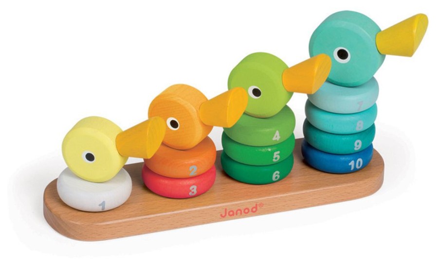 Baby, Toddler & Preschool Toys Janod | Janod - Duck Family Stacker