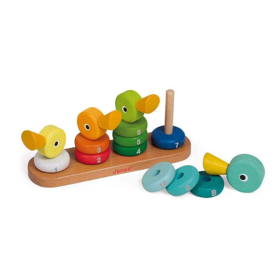 Baby, Toddler & Preschool Toys Janod | Janod - Duck Family Stacker