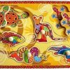 Puzzles Fun Factory | Fun Factory - Aboriginal Peg Puzzle 6Pc