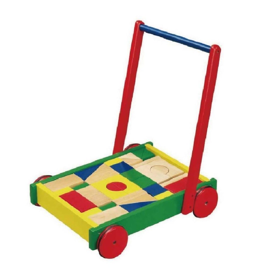 Construction Toys Viga Toys | Viga Toys - Baby Walker With Blocks