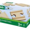 Cars, Trains & Vehicles BRIO | Brio - Mini Straight Tracks (4 Pieces)