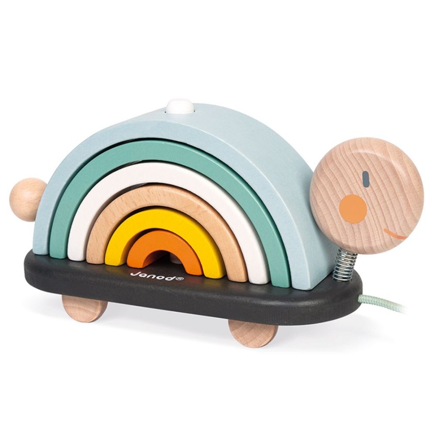 New Products Janod | Janod - Cocoon Rainbow Turtle