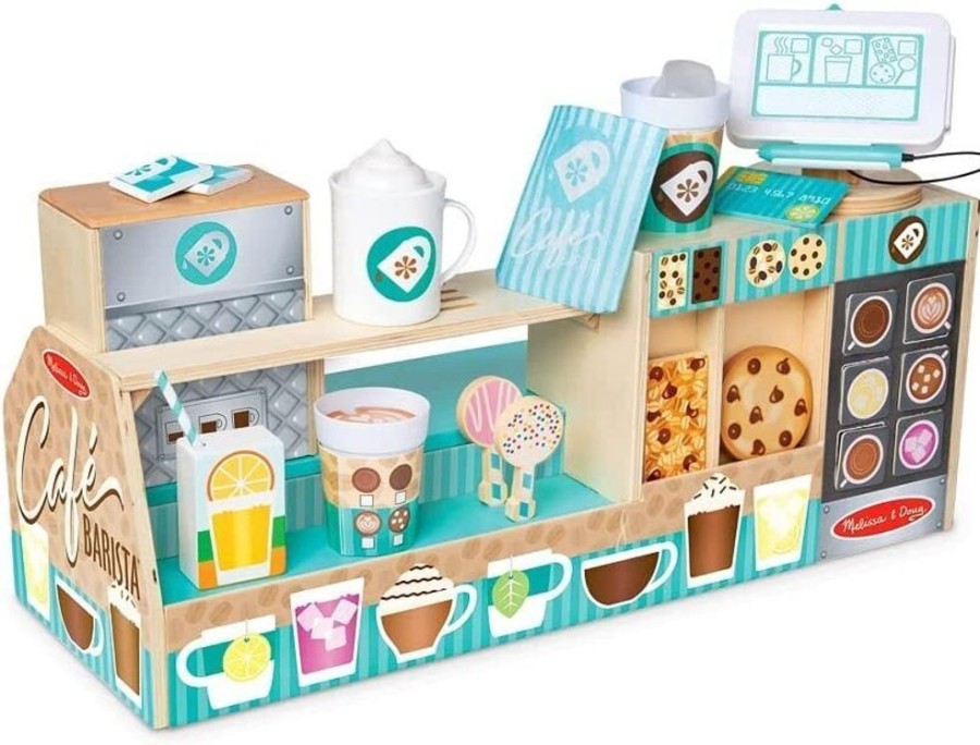 Imaginative Play Melissa & Doug | Melissa & Doug - Cafe Barista Coffee Shop