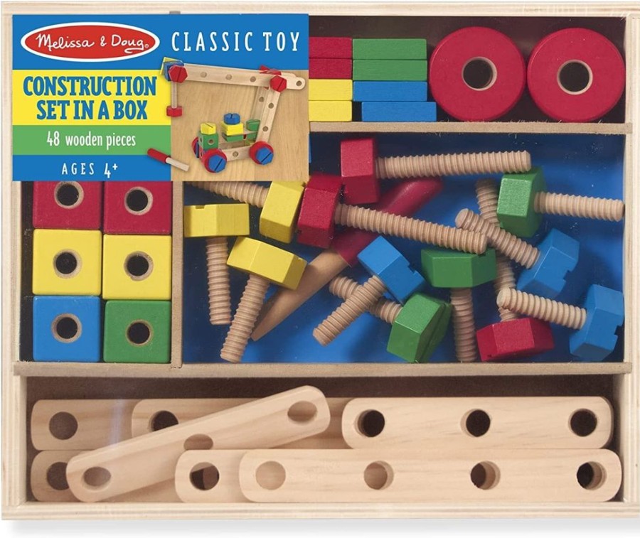 Construction Toys Melissa & Doug | Melissa & Doug - Construction Set In A Box