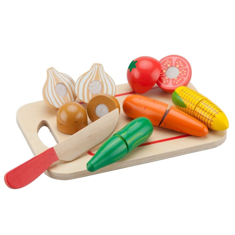 Imaginative Play New Classic Toys | New Classic Toys - Cutting Meal - Vegetables