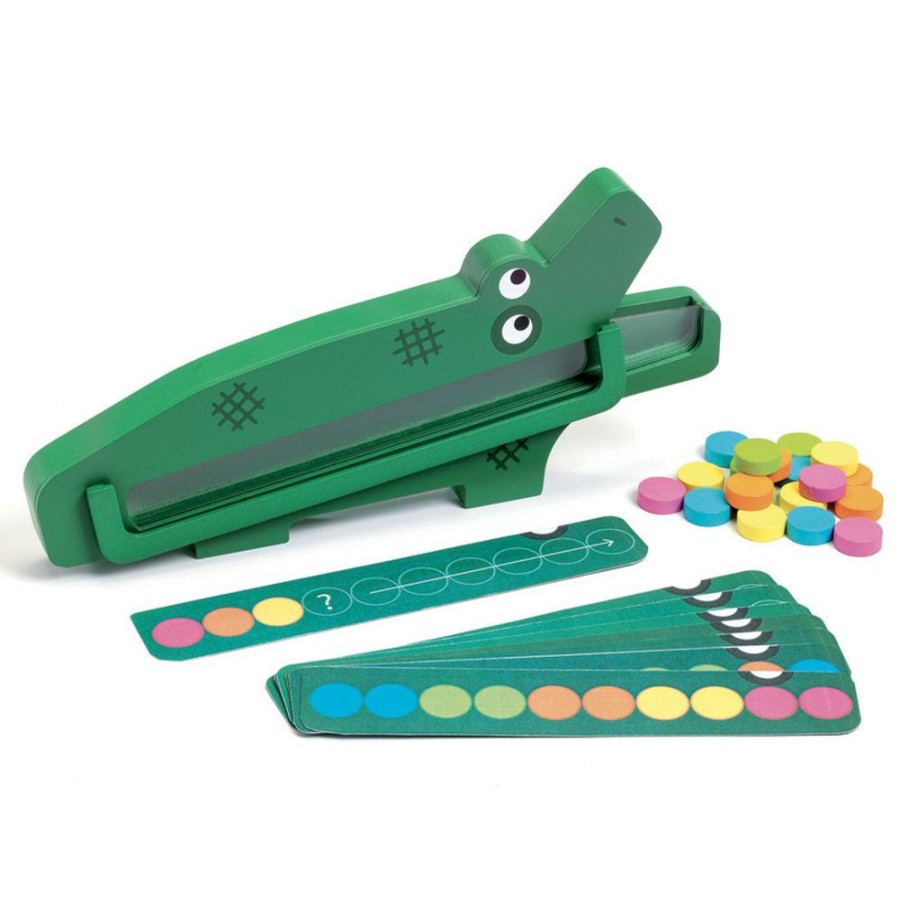 New Products Djeco | Djeco - Crococroc Wooden Game