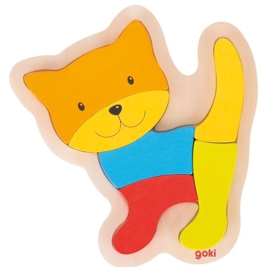 Puzzles GOKI | Goki - Cat Puzzle 6Pc