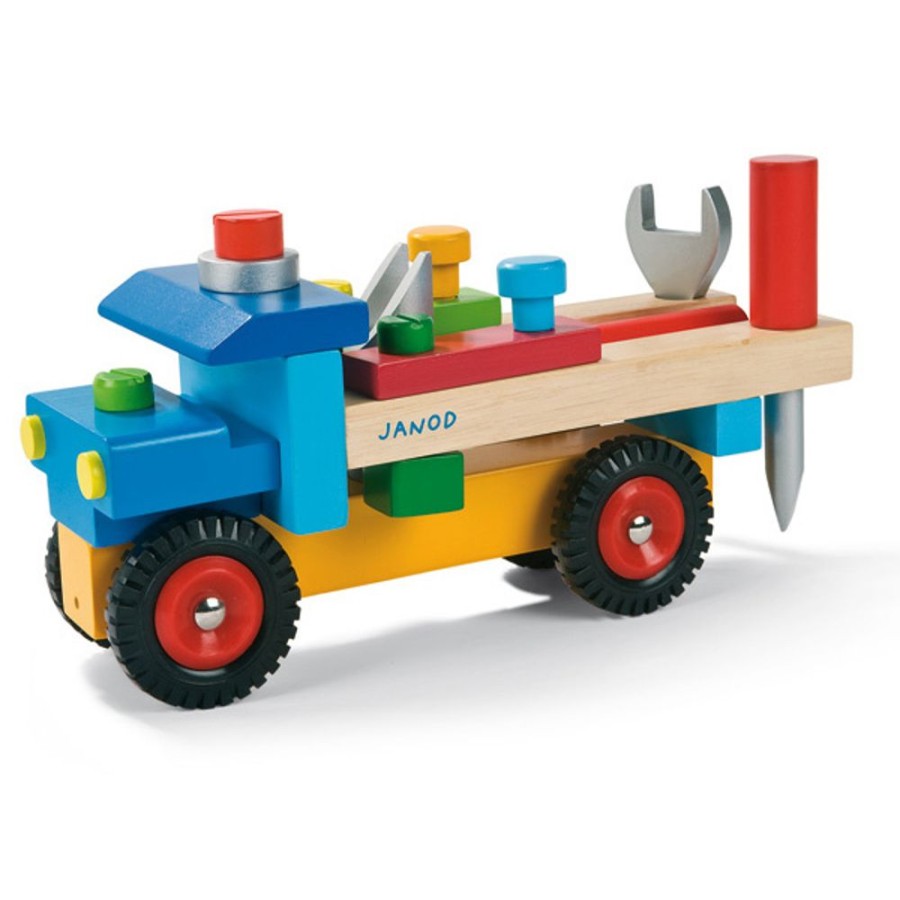 Cars, Trains & Vehicles Janod | Janod - Bricokids Diy Tool Truck