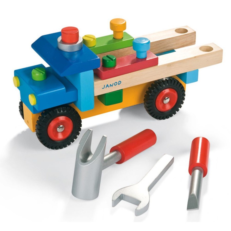 Cars, Trains & Vehicles Janod | Janod - Bricokids Diy Tool Truck