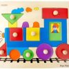 Puzzles Fun Factory | Fun Factory - Train Peg Puzzle (10Pce)