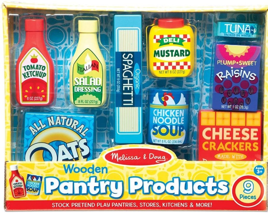 Imaginative Play Melissa & Doug | Melissa & Doug - Wooden Pantry Products