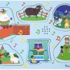 Puzzles Melissa & Doug | Melissa & Doug - Nursery Rhyme Sound Puzzle (Blue) - 6Pc