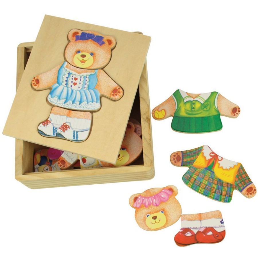 Puzzles Bigjigs Toys | Bigjigs - Mrs Bear Puzzle