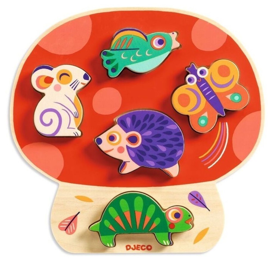 Puzzles Djeco | Djeco - Anianco Wooden Puzzle