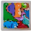 Puzzles Kiddie Connect | Kiddie Connect - Dinosaur Chunky Puzzle 10Pc