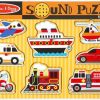 Puzzles Melissa & Doug | Melissa & Doug - Vehicles Sound Puzzle 8Pc