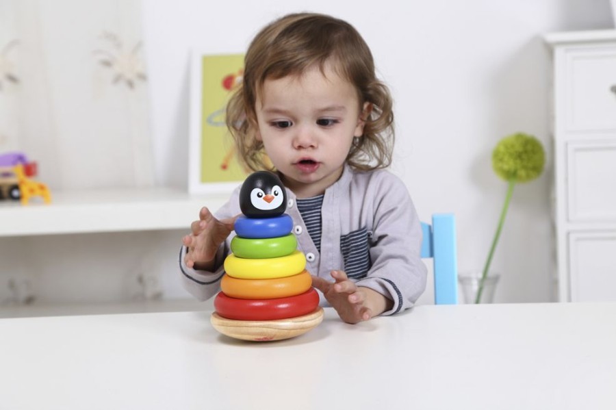 New Products Tooky Toy | Tooky Toy - Penguin Stacker