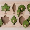 Puzzles Qtoys | Qtoys - Montessori Leaf Puzzle 8Pc