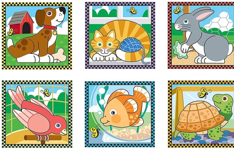 Puzzles Melissa & Doug | Melissa & Doug - Pets Cube Puzzle - 16Pc