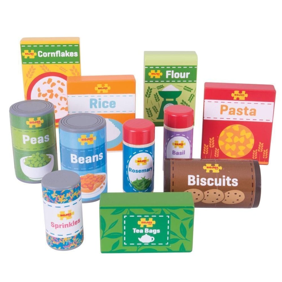 New Products Bigjigs Toys | Bigjigs - Cupboard Groceries