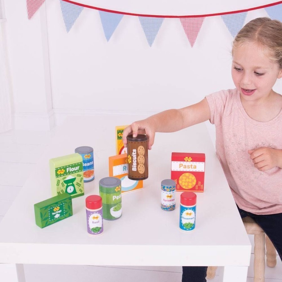 New Products Bigjigs Toys | Bigjigs - Cupboard Groceries