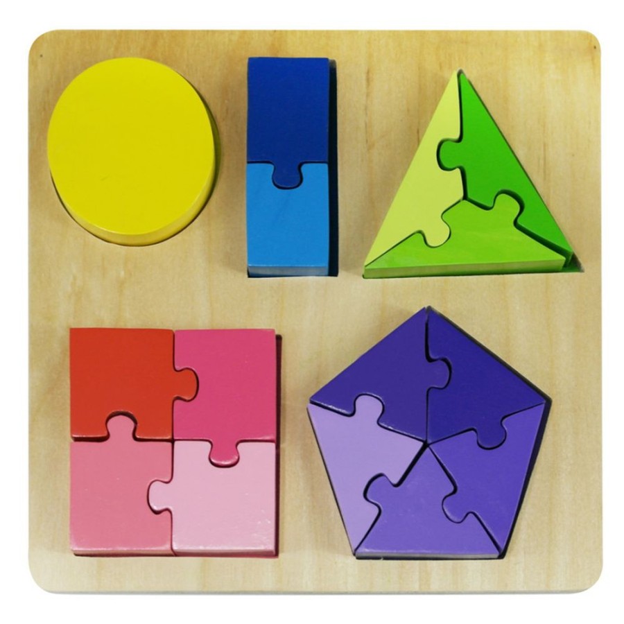 Puzzles Kiddie Connect | Kiddie Connect - Jigsaw Shape Fraction Puzzle