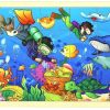 Puzzles Masterkidz | Masterkidz Wooden Jigsaw Puzzle Happy Diving 20Pc