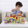 Construction Toys Tooky Toy | Tooky Toy - Wooden Blocks 100Pc