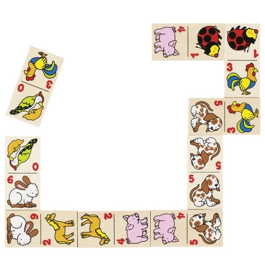 New Products GOKI | Goki - Animal Domino Game