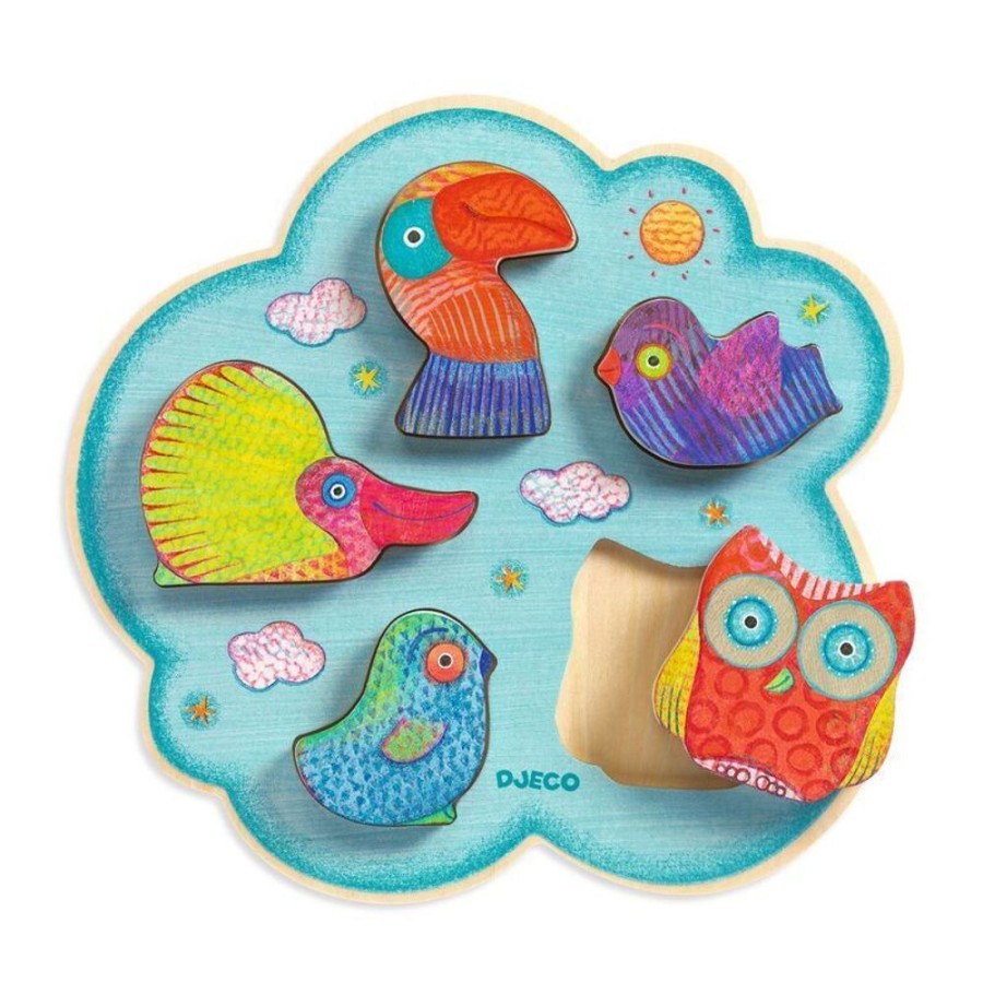 Puzzles Djeco | Djeco - Toucanco Wooden Puzzle