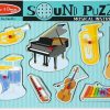 Puzzles Melissa & Doug | Melissa & Doug - Musical Instruments Sound Puzzle 8Pc