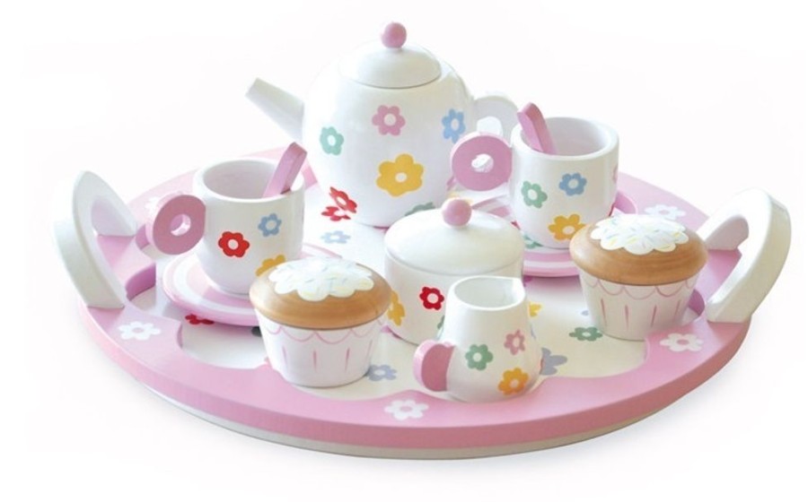 Imaginative Play Indigo Jamm | Indigo Jamm - Flower Party Tea Set