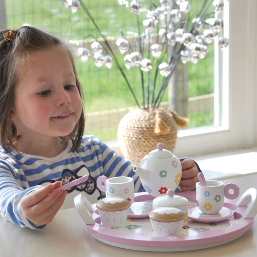 Imaginative Play Indigo Jamm | Indigo Jamm - Flower Party Tea Set