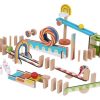 Construction Toys Tooky Toy | Tooky Toy - Domino Run Building Set 57Pc