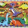 Puzzles Melissa & Doug | Melissa & Doug - Dinosaurs Chunky Puzzle 7Pc