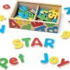 Baby, Toddler & Preschool Toys Melissa & Doug | Melissa & Doug - Alphabet Magnets In A Box Of 52