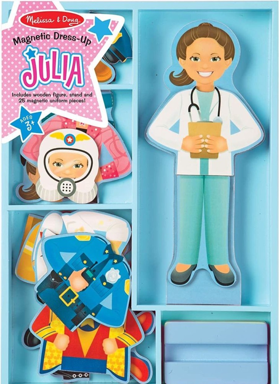 Imaginative Play Melissa & Doug | Melissa & Doug - Julia Magnetic Dress-Up