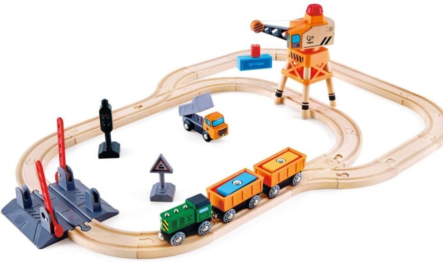 New Products Hape | Hape - Crossing & Crane Set