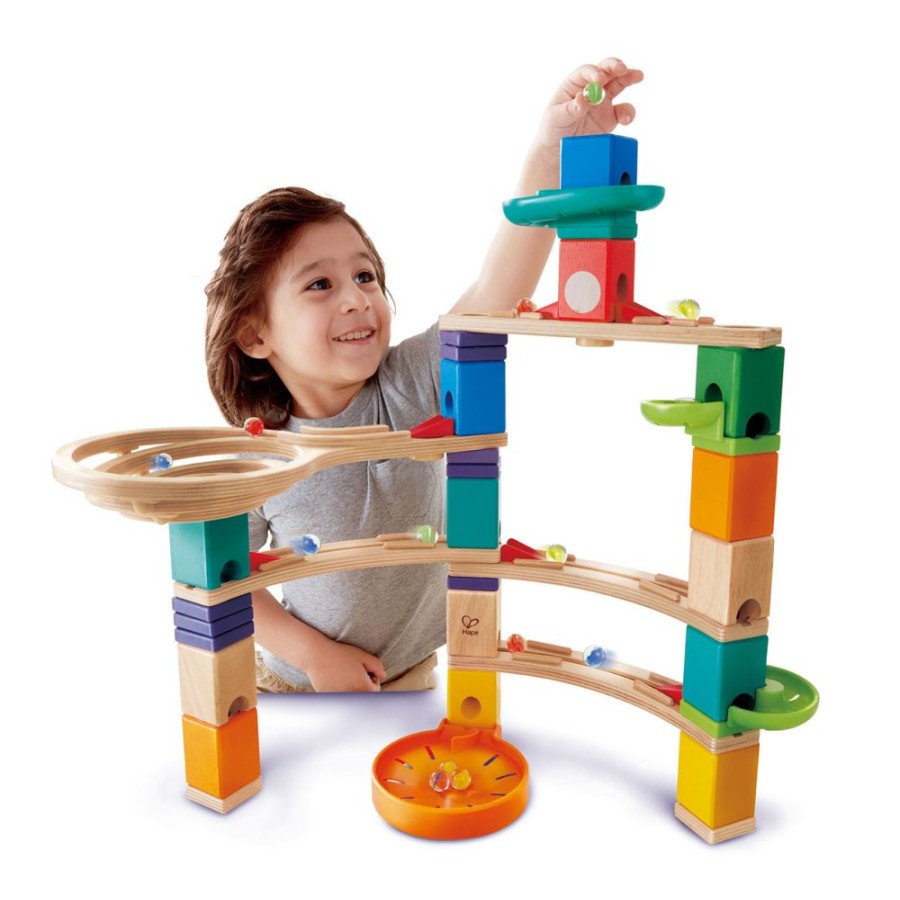 New Products Hape | Hape - Quadrilla Cliffhanger Marble Run