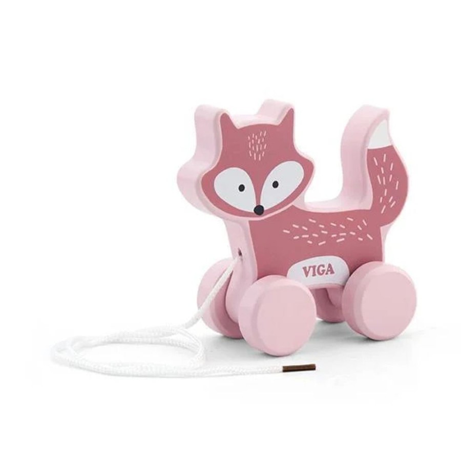 New Products Viga Toys | Viga Toys - Pull Along Fox