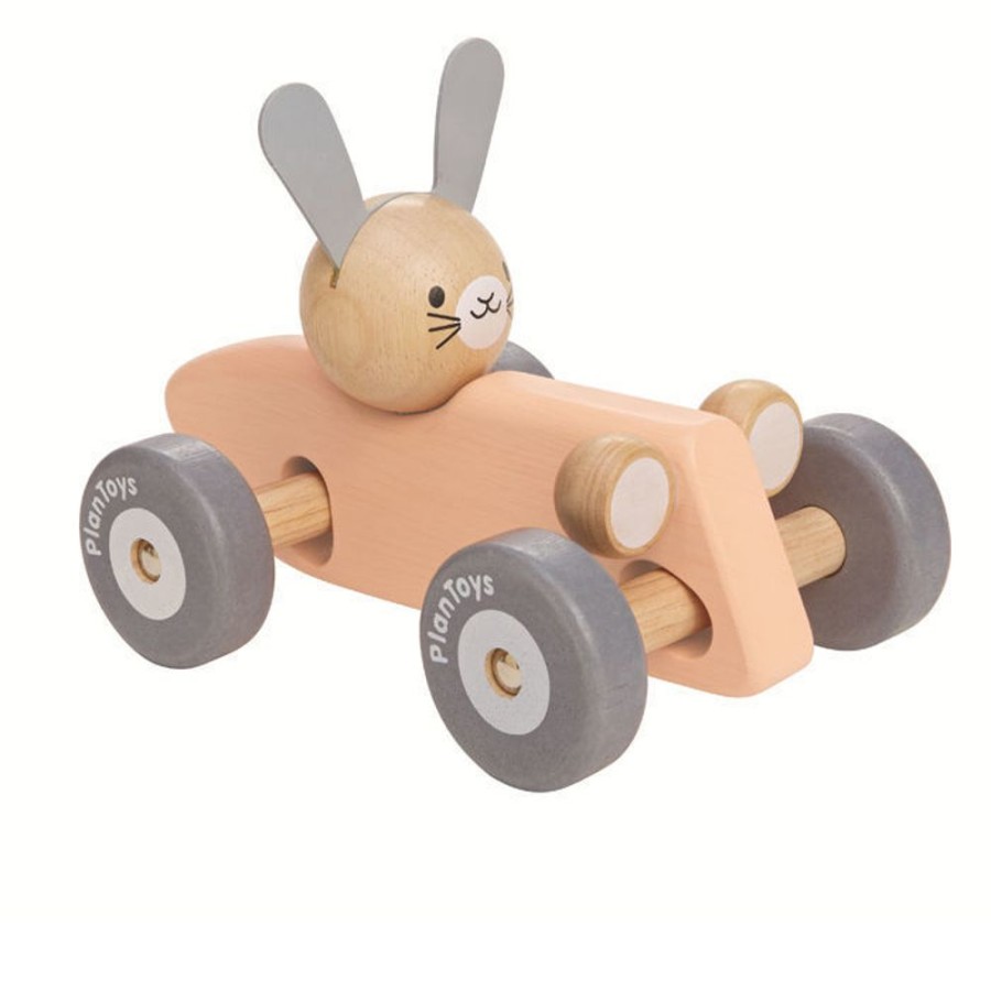 Cars, Trains & Vehicles PlanToys | Plantoys - Bunny Racing Car